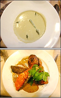 Photo restaurant paris Chez Cédric - Vélouté d'asperges et Meli Mélo