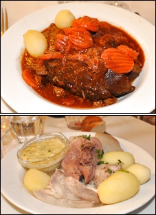 Photo restaurant paris Chartier - Paleron de boeuf et tête de veau