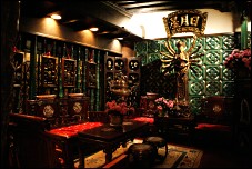 Photo restaurant paris Chez Vong - Le petit salon chinois à l'entrée