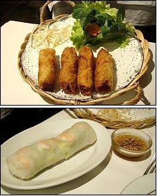 Photo restaurant paris Chez Wang - Nems et Rouleau de printemps