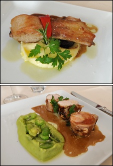 Photo restaurant paris Le Clocher Pereire - Carr� de cochon de lait et Rables de lapin