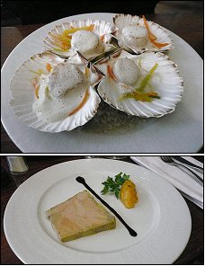 Photo restaurant paris Corneil - Saint Jacques et Foie gras