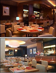 Photo restaurant paris Le Cou de la Girafe - Beau cadre et table ronde pour un repas entre amis