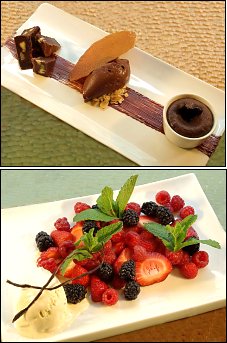 Photo restaurant paris Le Cou de la Girafe - Des desserts bien présenté