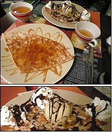 Photo restaurant paris Crêperie Paris Montorgueil - Côté sucré...