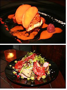 Photo restaurant paris Dépanneur Lounge - Le Croustillant de foie gras et la Gourmandise<br>de gambas...