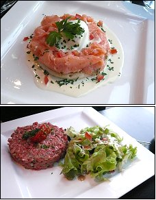 Photo restaurant paris La Dernière Séance - Saumon et Tartare