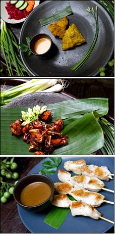 Photo restaurant paris Djakarta Bali - Très jolies assiettes