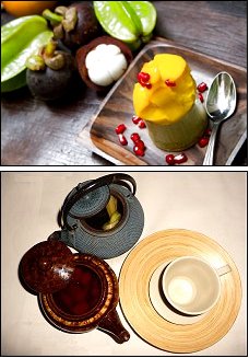 Photo restaurant paris Djakarta Bali - Dessert et service du Thé