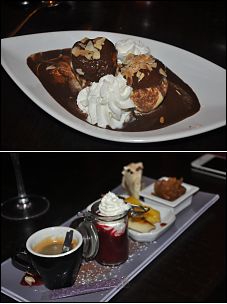 Photo restaurant paris L'Entr�e des Artistes - Profiterolles et Moelleux au chocolat