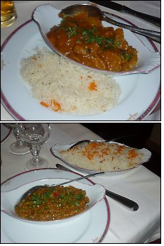 Photo restaurant paris L'étoile du Pandjab - Poulet Vindaloo et Gigot d'agneau
