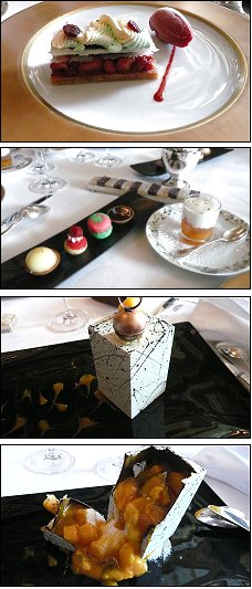 Photo restaurant paris Le Grand Véfour - Fraises sur croustillant citron, mignardises et Cube Manjari