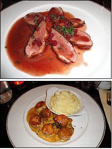 Photo restaurant paris Le Granite - Saint-Jacques flamb�es et Magret de canard