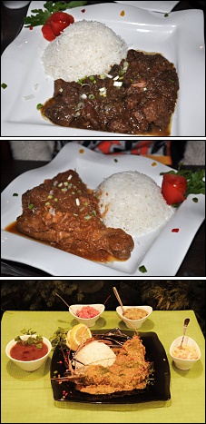 Photo restaurant paris Restaurant Ile de la R�union - Rougail saucisse et Cari camaron