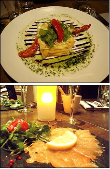 Photo restaurant paris L'Insouciante - Feuilleté et Saumon fumé Maison