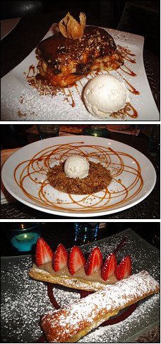 Photo restaurant paris Le Jéroboam - Brioche façon pain perdu, crumble pomme poire...