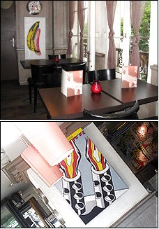 Photo restaurant paris Jet Lag - Illustrations murales originales