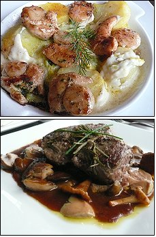 Photo restaurant paris La Chope de Corentin - Poêlée de saint-jacques et Filet de bœuf