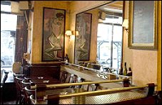 Photo restaurant paris La Valise - Murs habill�s de grands miroirs