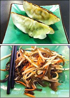 Photo restaurant paris Lakou - Gyoza et algues croquantes au soja