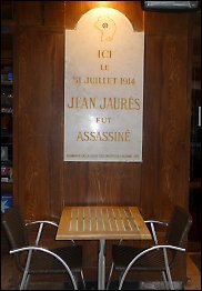 Photo restaurant paris Le Croissant - Ici Jean Jaur�s termina sa route...