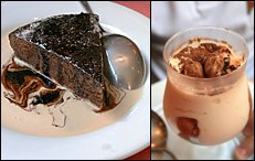 Photo restaurant paris Le Pichet - Moelleux au chocolat et Tiramisu