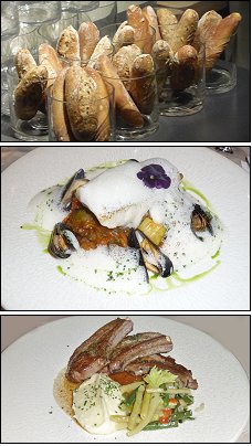 Photo restaurant paris Le Sauvage - Lieu jaune et Côtelettes d'agneau