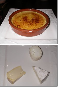 Photo restaurant paris Le Village du 17�me - 3 morceaux de fromages et une cr�me br�l�e