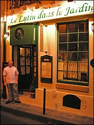 Photo restaurant paris Le Lutin dans le Jardin - Une devanture printani�re