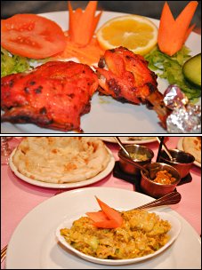 Photo restaurant paris La Maison du Kashmir - Poulet Tandori et Bartha massala