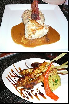 Photo restaurant paris Makassar - Lotte aux cocos de Paimpol et Satai ayam