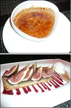 Photo restaurant paris Makassar - Cr�me br�l�e au th� de Makassar et Sabl� aux figues