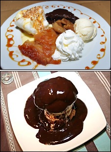 Photo restaurant paris Chez Claudia au restaurant Marc Mitonne - Assiette gourmande et la grande profiterolle