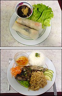 Photo restaurant paris Mây Hông - Rouleau de printemps et Porc grillé