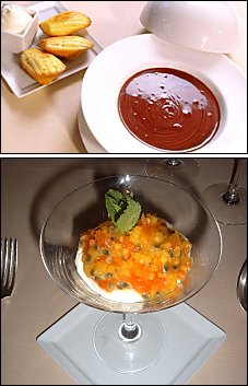 Photo restaurant paris Meating - La soupe de chocolat de Tanzanie et le minestrone de fruits exotiques