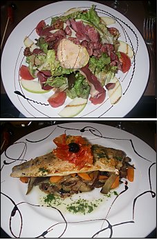 Photo restaurant paris Le Melting Pot - Assiette landaise et Filet de sandre aux petits l�gumes
