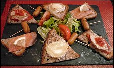 Photo restaurant paris Le Moli�re - Assortiment d'amuse-bouches