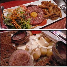 Photo restaurant paris Le Moli�re - Tartare et galette Campagnarde