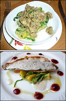 Photo restaurant paris Le Moulin de la Galette - Agneau massala et filet de Bar