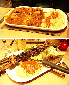 Photo restaurant paris Mythos - Brochette Mythos et Calamars à la grecque