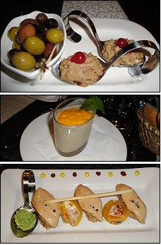 Photo restaurant paris Bistro Nouva - La Girondine - Velout� de ch�taignes et sushis de foie gras