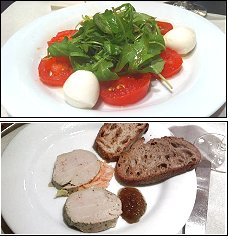 Photo restaurant paris Le Nouveau Bistrot - Foie gras et Tomates Mozzarella