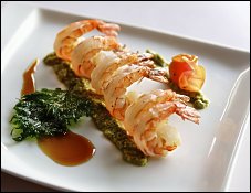 Photo restaurant paris Oki - Gambas teppanyaki