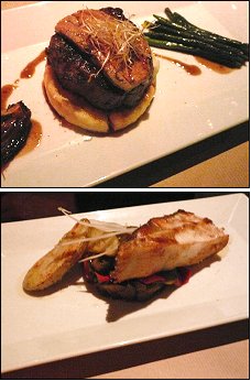 Photo restaurant paris On Cherche Encore - Filet de bœuf rossini et Turbot aux l�gumes