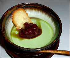 Photo restaurant paris Oto Oto - Flan au thé vert