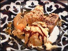 Photo restaurant paris Ouzbekistan Boukhara du 9�me - Chak Chak: g�teau croquant au miel