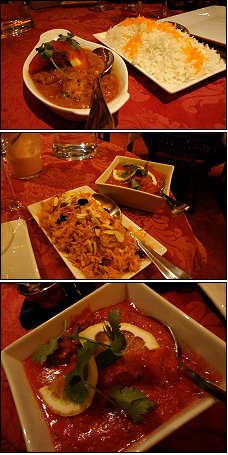 Photo restaurant paris Le Palais Indien - Pure Spice - Poulet au curry et Agneau tikka massala