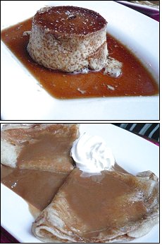 Photo restaurant paris Casa Palenque - Flan coco et Cr�pes � la confiture de lait