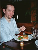 Photo restaurant paris Le Palmier de Lorette - Emmanuel et son pav� de Saumon