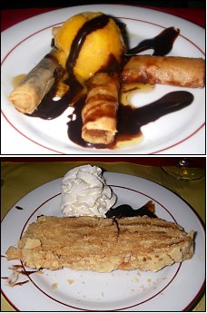 Photo restaurant paris Paradis Latino - Millefeuille � la confiture de lait et Sticks ananas/choco/noix de coco